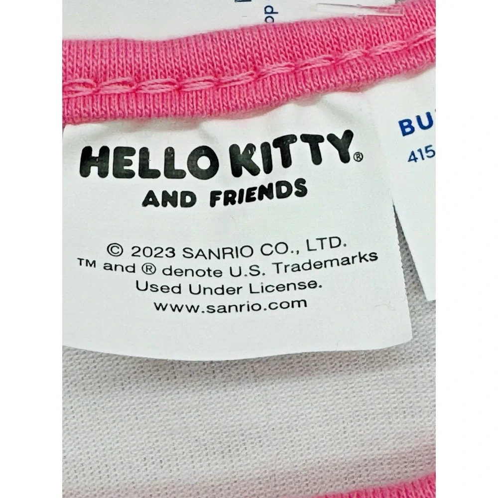 My Melody Build A Bear Plush Hello Kitty‎ Sanrio 2023 NWT Unstuffed Tee Shirt